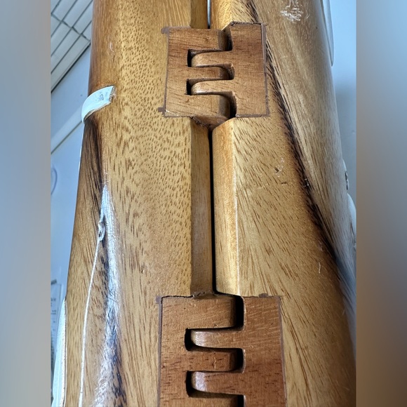 SOLD Timmy Woods Rare Hand Carved White Flower Purse Clutch Minaudiere Shoulder - Picture 2 of 16